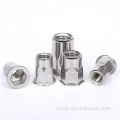 Riveted Nuts A2 A4 Hex Blind Rivet Nuts